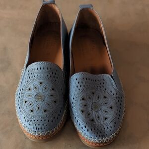 Airwalk Blue Perforated Women's Flats